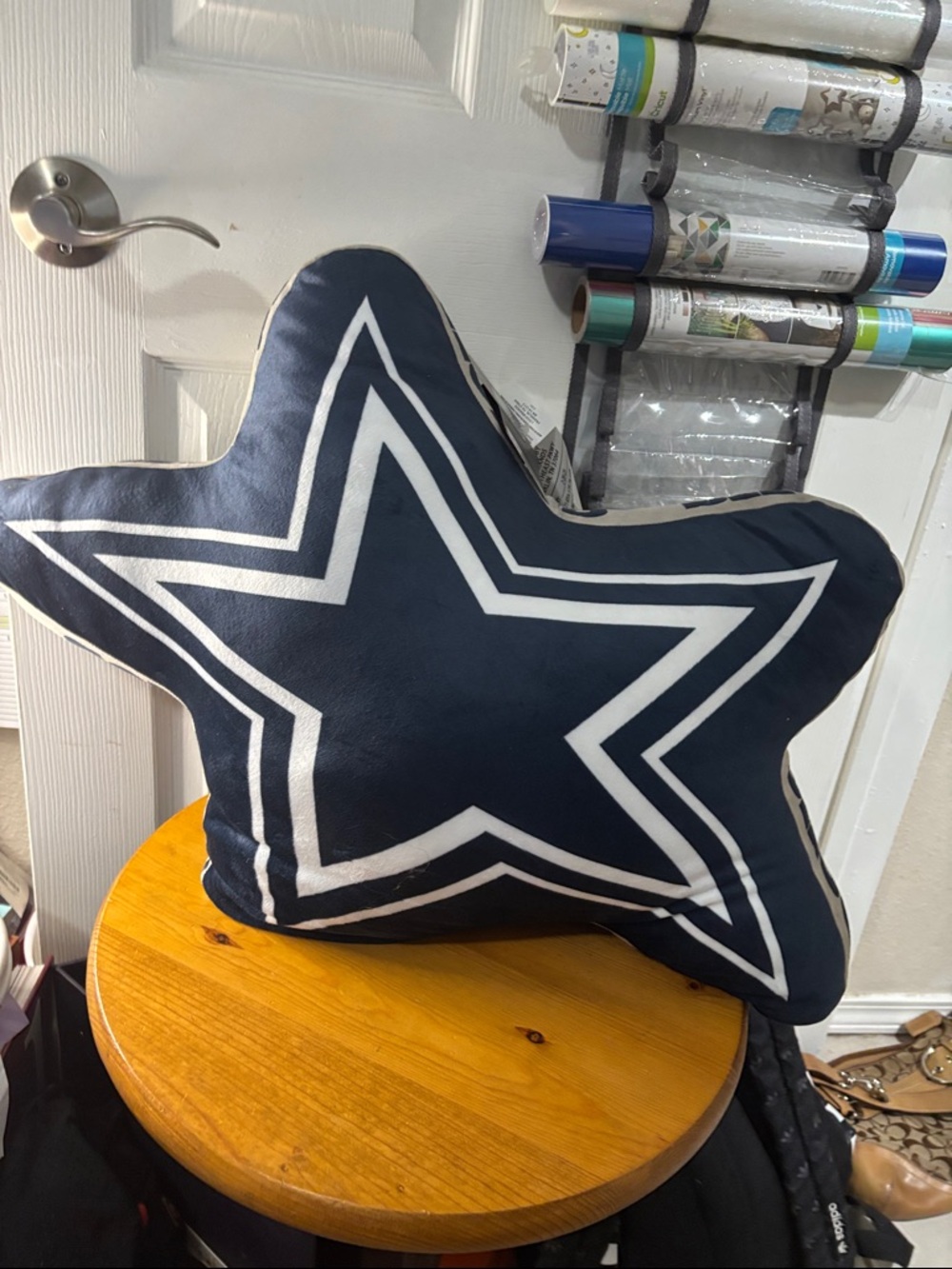 Logobrands Dallas Cowboys NFL Accent Star Pillow NWT